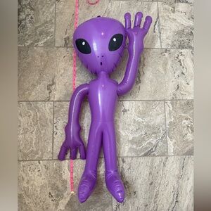 Like New Purple Inflatable Alien Figure